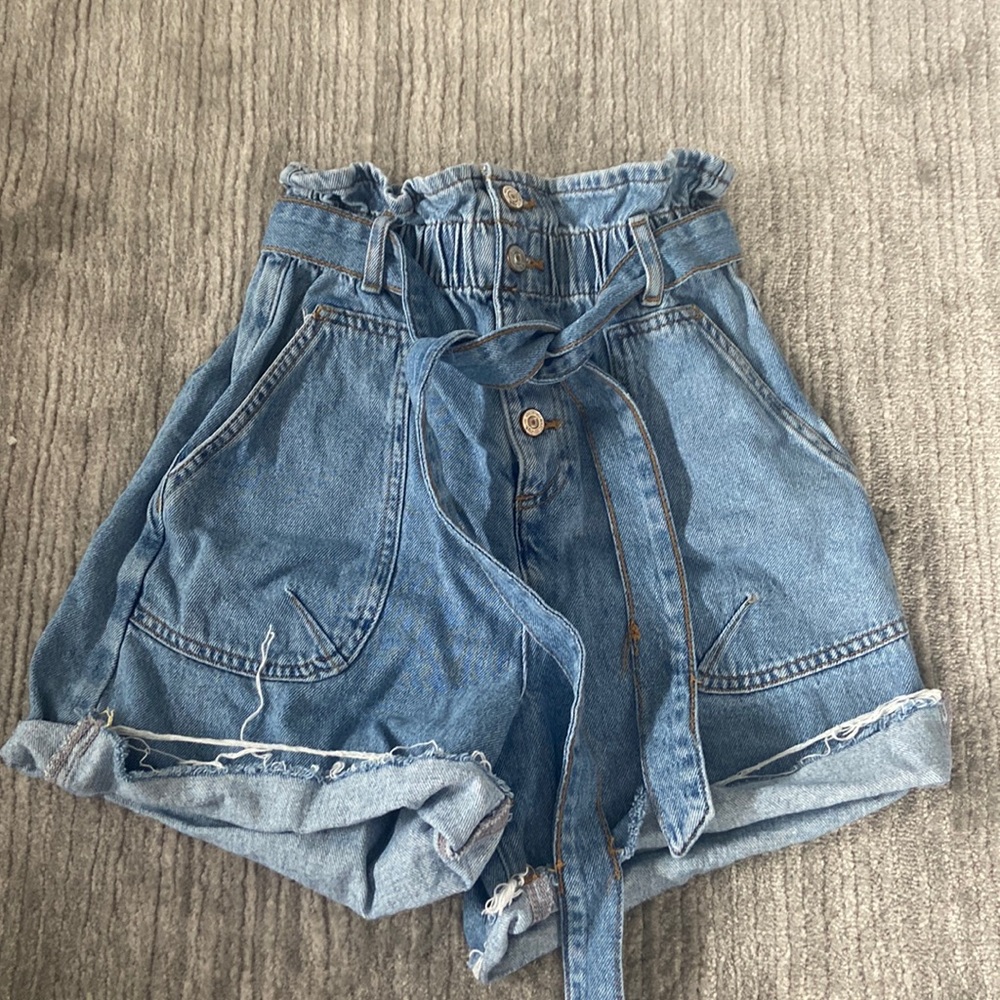 Zara Denim Bucket Shorts